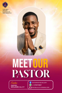Lyserød Pastor Introduction Transparent 4 stopy × 6 stóp Template