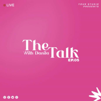 Pink Gradient Podcast Promotion Square Video Kvadrat (1:1) template