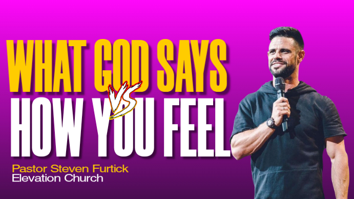 Pink Gradient Religious Sermon YouTube Thumbnail Template | PosterMyWall