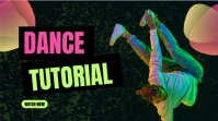 Pink Green Modern Gradient Dance Tutorial You YouTube Thumbnail template