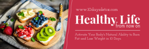 Różowy Healthy Lifestyle Promotion Nagłówek na Twittera Template