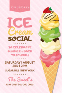 Customize 2 020 Ice Cream Poster Templates Postermywall