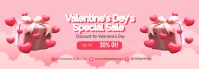 Pink Illustrative Red And Pink 3d Illustration Valentine Product Promo Banner Tumblr Banner template