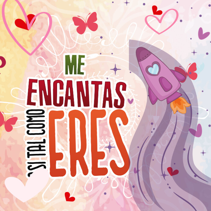 Pink Ilustrativo San Valentine Publicación De Instagram template
