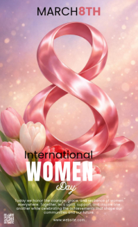 Pink International Women's Day US Legal template