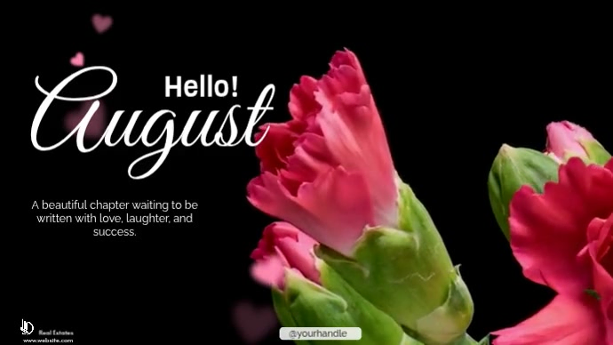 August Greeting Template | PosterMyWall