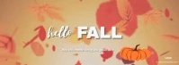 Pink Joyful Hello Fall  Facebook Cover Photo Facebook-Cover template