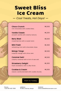 Pink Joyful Ice Cream Menu – Pinterest Graphic (735x1102) template