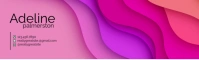 Pink Joyful Linkedin Linkedin Background Image template
