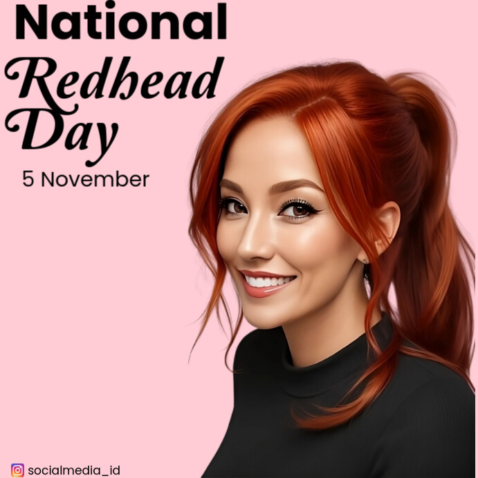 Copy Of Pink Joyful National Redhead Day Instagram Post PosterMyWall copy-of-pink-joyful-national-redhead-day-instagram-post-postermywall