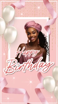 Pink Joyful Pink Pastel Instagram Story template