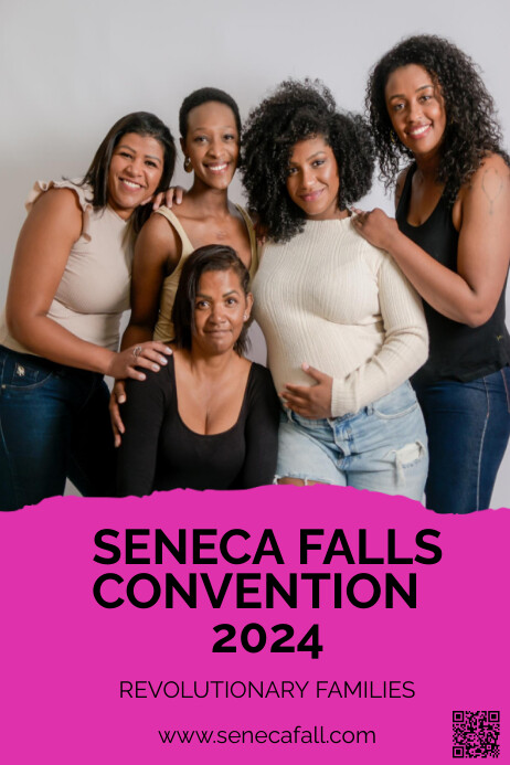 Pink Joyful Seneca Falls Convention Day Poste Template PosterMyWall Pink Joyful Seneca Falls Convention Day Poste Template PosterMyWall