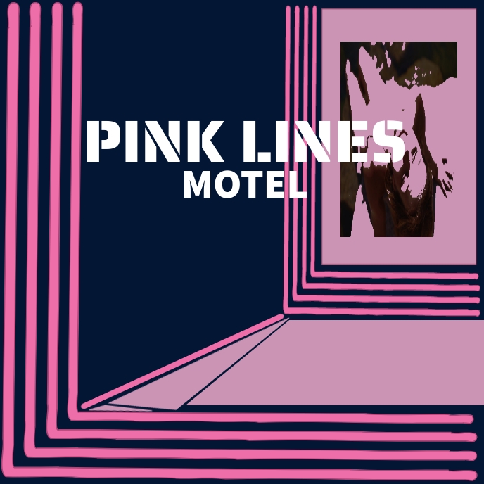 Pink Line Motel Capa de álbum template