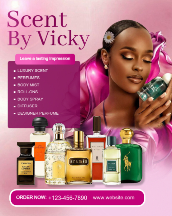 Luxury Perfume Promotion Template | PosterMyWall
