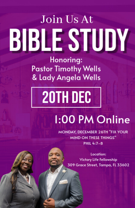 Pink Maximalist Bible Study Tabloid แทบลอยด์ template