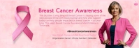 Pink Maximalist Breast Cancer Awareness  Tumb Tumblr Banner template