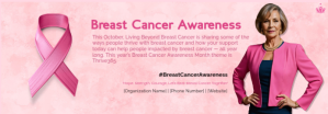 Pink Maximalist Breast Cancer Awareness  Tumb Tumblr-Banner template
