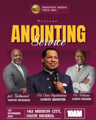 Pink Maximalist Church Flyer  Instagram Portrait template