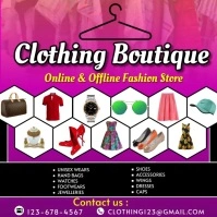 Pink Maximalist Clothing Boutique Instagram P Instagram-opslag template