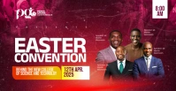 Pink Maximalist Easter Convention  Facebook Event Cover template