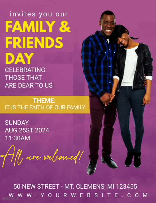 Plantilla de Pink Maximalist Family And Friends Day Flyer PosterMyWall Plantilla de Pink Maximalist Family And Friends Day Flyer PosterMyWall