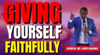 Pink Maximalist Giving Yourself Faithfull Youtube Thumbnail template