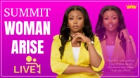 Pink Maximalist Happy International Mother's Day Youtube Thumbnail template