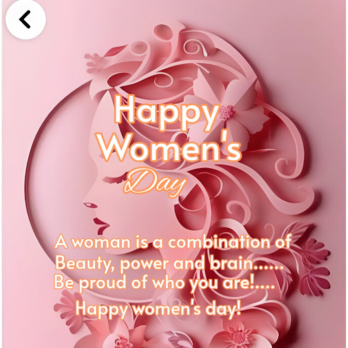 Pink Maximalist International Women's Day  Album Cover Capa de álbum template