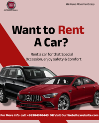 Pink Maximalist Luxury Car Rental Car Hire Service Auto Repair Flyer Instagram Portrait template