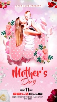 Pink Maximalist Mother's Day Instagram Story template
