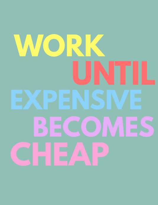 Pink Maximalist Motivational Poster Flyer (us Letter) Pamflet (VSA Brief) template