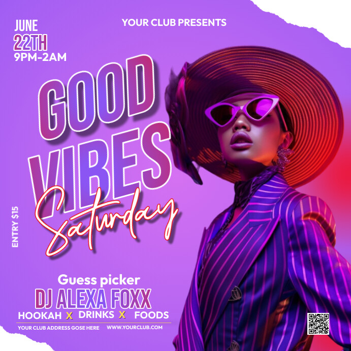 Copy of Pink Maximalist Party Flyer Instagram Post | PosterMyWall