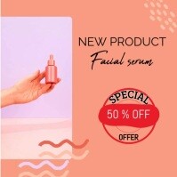 Pink Maximalist Pink Skincare Special Offer Instagram video Post Instagram Post template