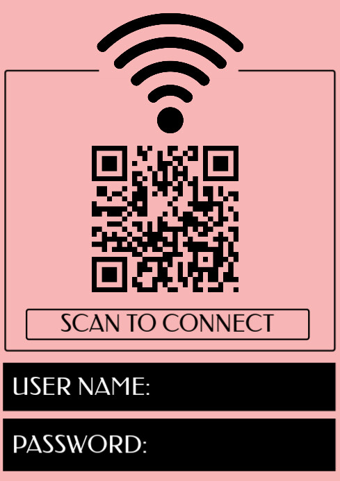 Pink Maximalist Scan To Connect A4 template