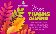 Pink Maximalist Thanksgiving Us Legal template