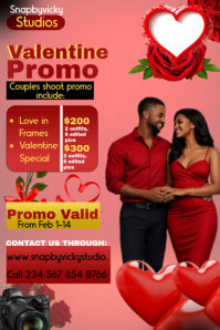 Pink Maximalist Valentines Photoshoot  Pinterest Graphic template