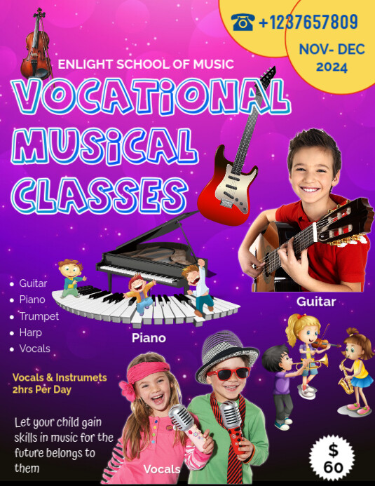 Copy of Pink Maximalist Vocational Children Training Ad Flyer (us ...
