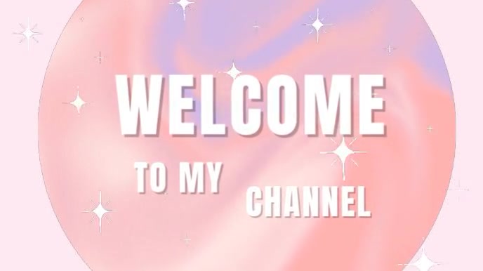 Pink Maximalist Welcome To My Channel Template Design Display digitale (16:9)