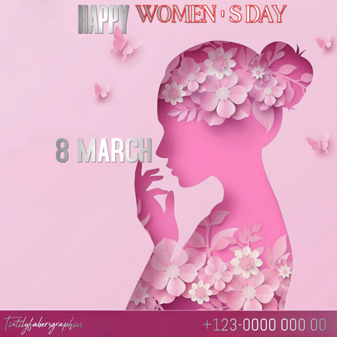 Copy of Pink Maximalist Womens Day Design Instagram Post | PosterMyWall