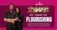 Pink Maximalist Word Of The Year  Facebook Event Cover template