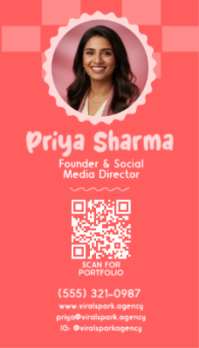 Rosa Business Card Besigheidskaart Template - Page 2