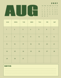 Pink Calendar 海报/墙板 Template - Page 8