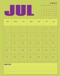 Pink Calendar 海报/墙板 Template - Page 7
