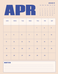 Pink Calendar 海报/墙板 Template - Page 4