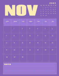 Pink Calendar 海报/墙板 Template - Page 11