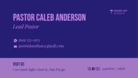 Pink Church Business Card 名片 Template - Page 2