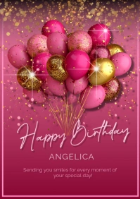 Pink Modern & Minimal The Pink One A4 template