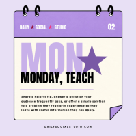 Rosa Weekly Marketing Plan Square Template - Page 2