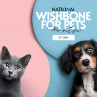 Pink Pet Awareness Month Wpis na Instagrama Template