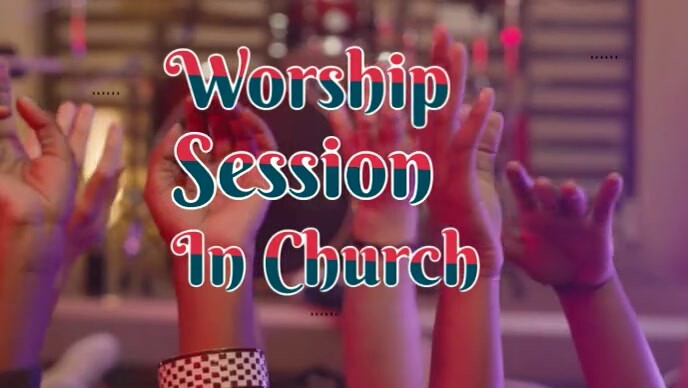 Pink Modern & Minimal Religious Event Youtube Thumbnail template